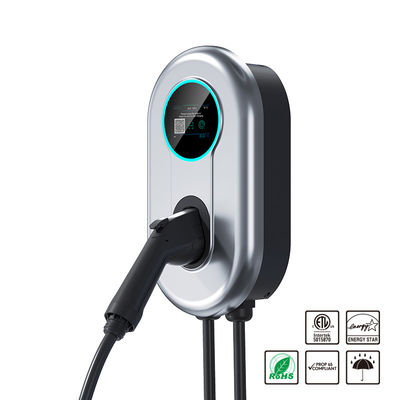 Заряжатель электротранспорта зарядной станции 9.6KW Wallbox Level2 заряжателя 40A типа 1 EV с экраном LCD