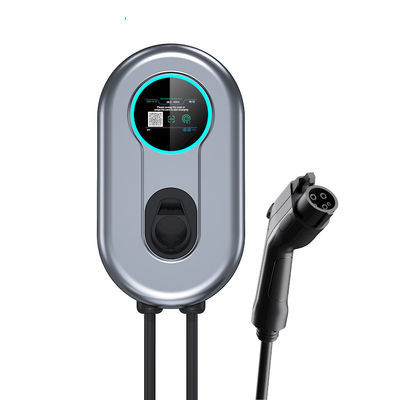 Заряжатель электротранспорта зарядной станции 9.6KW Wallbox Level2 заряжателя 40A типа 1 EV с экраном LCD
