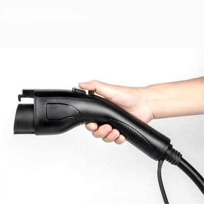 Кабель 48Amp заряжателя автомобиля электротранспорта AC 110V-240V, тип 1 зарядного кабеля 11kW EV
