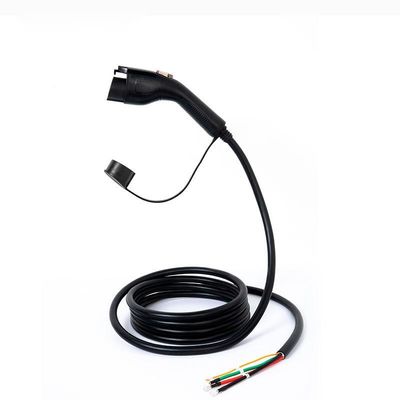 Кабель 48Amp заряжателя автомобиля электротранспорта AC 110V-240V, тип 1 зарядного кабеля 11kW EV