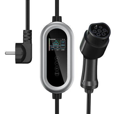 IP65 куча заряжателя EV AC 7kw типа 2 станции заряжателя уровня EV быстрая поручая с кнопкой касания
