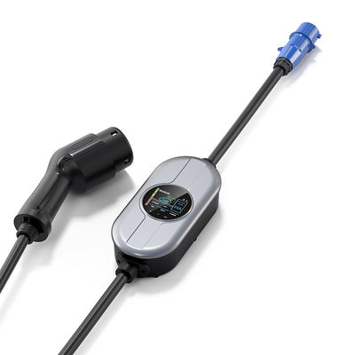 Заряжатель AC 250V EV типа 2 для кучи электротранспорта 16A Adjusement настоящей поручая