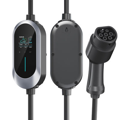 заряжатель дома 32A крытый/на открытом воздухе AC EV, зарядная станция электротранспорта совместимая с типом 2 EVs
