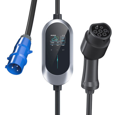7.36KW заряжатель типа 2 OEM/ODM EV быстрый, портативная зарядная станция EV, заряжатель автомобиля AC