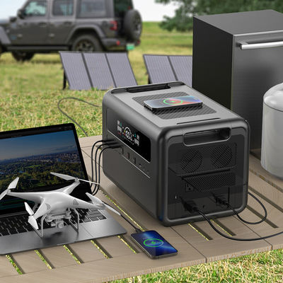 Батарея LiFePO4 генератора 2304Wh 2400W портативной электростанции солнечная резервная
