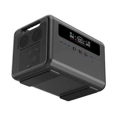 Батарея генератора LiFePO4 AC Intput электростанции 1200W дисплея 2304Wh LCD портативная солнечная для располагаться лагерем