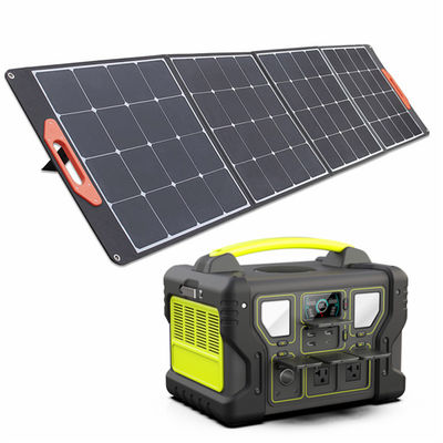 Электростанция дисплея 300W/500W/700W/1000W LCD портативная с панелью солнечных батарей водоустойчивой приводит